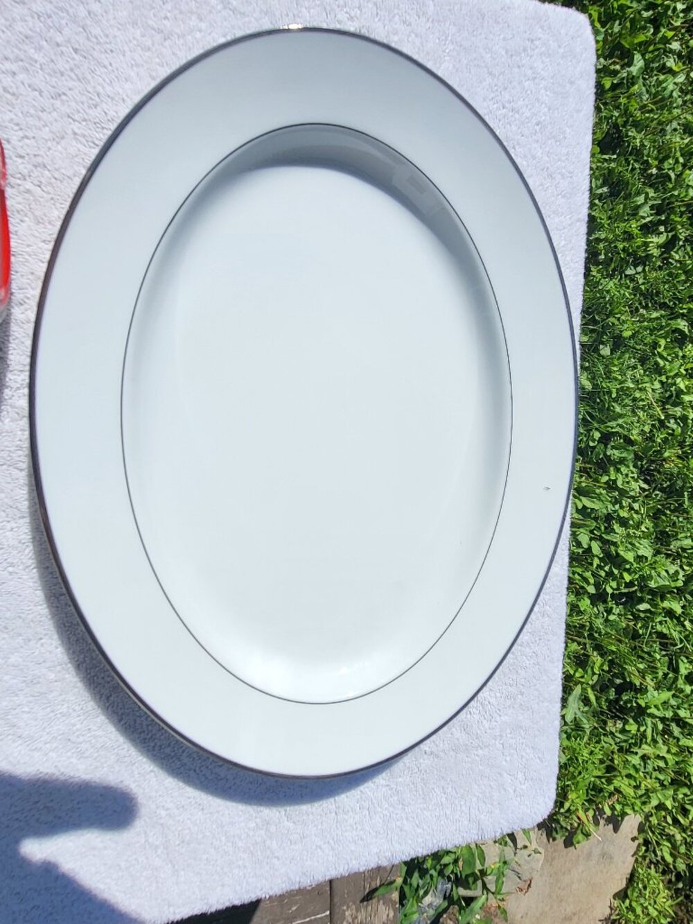 Noritake SPECTRUM #2983 Fine China Oval Serving Plate Platter 1980's